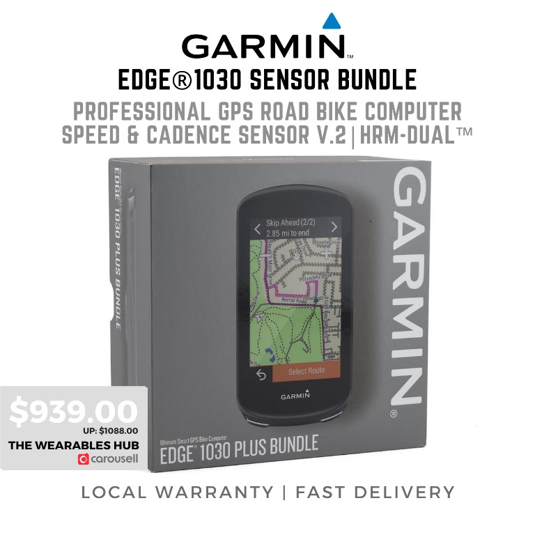 garmin edge 1030 speed sensor