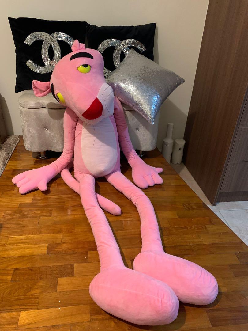 Big pink panther stuffed animal outlet