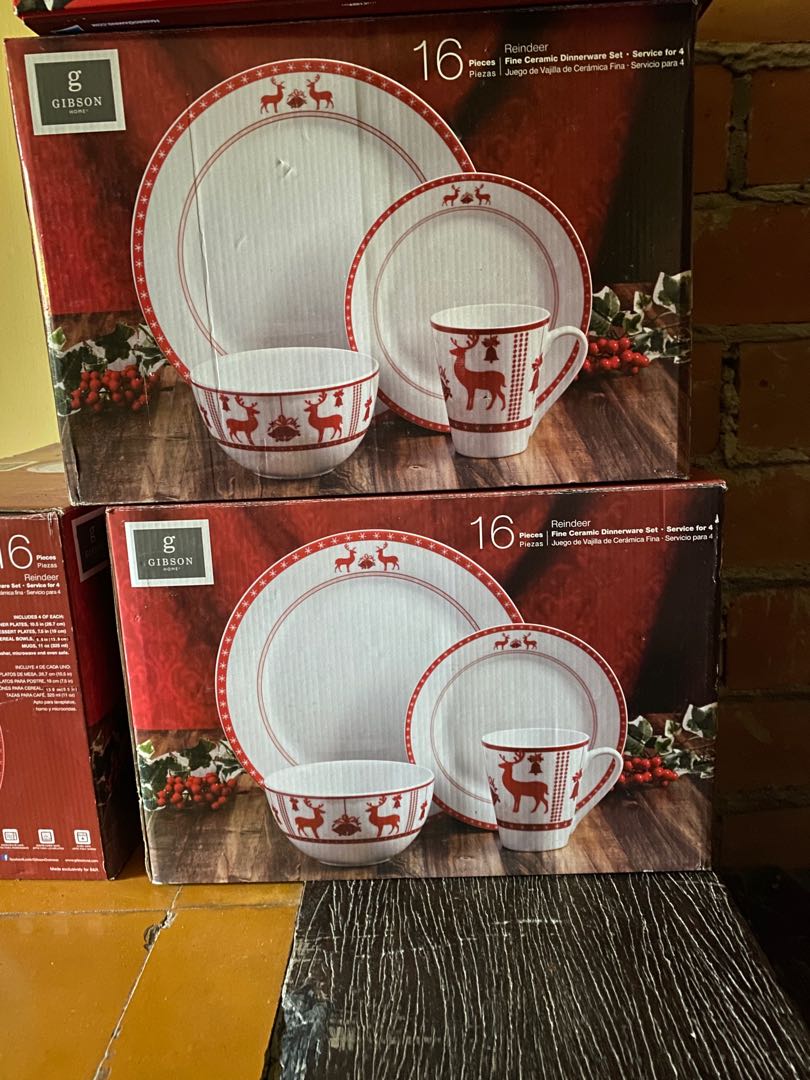 Gibson christmas dinnerware online