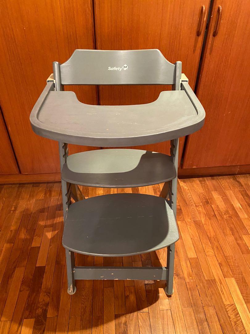 high chair safety first timba dark grey babies kids baby nursery kids furniture other kids furniture on carousell