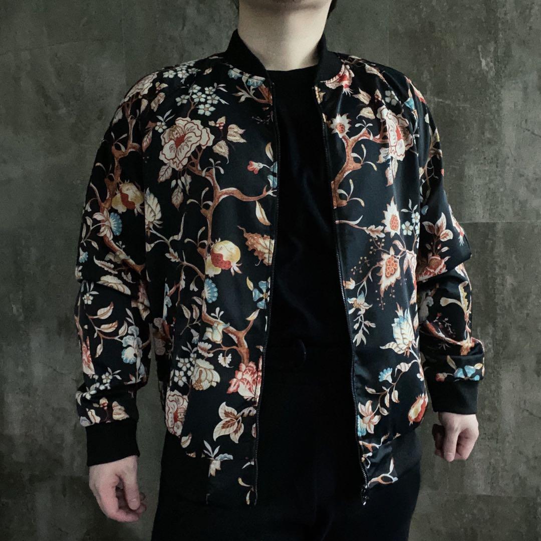 H&m reversible deals bomber jacket floral