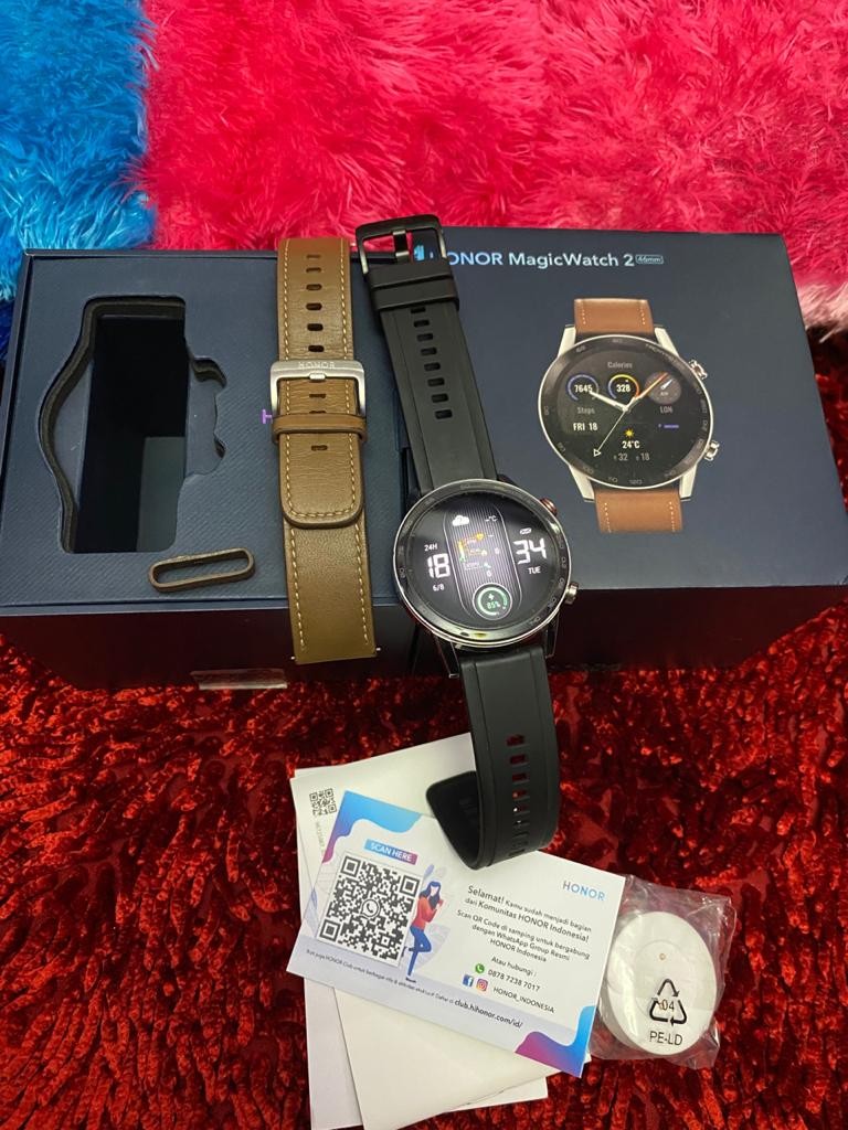 Honor Magic Watch 2 46mm Fullset Bekas Garansi Resmi Mulus