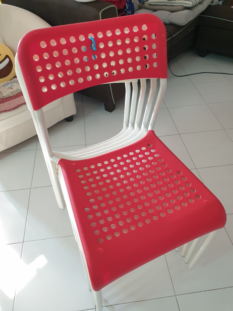IKEA Plastic chairs, Furniture & Home Living, Furniture, Chairs on Carousell