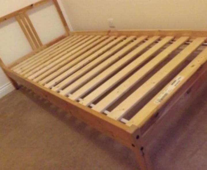 ikea single bed frame mattress furniture home living furniture bed frames mattresses on carousell