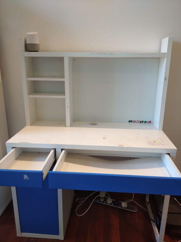 Ikea study table, Furniture & Home Living, Furniture, Tables & Sets on