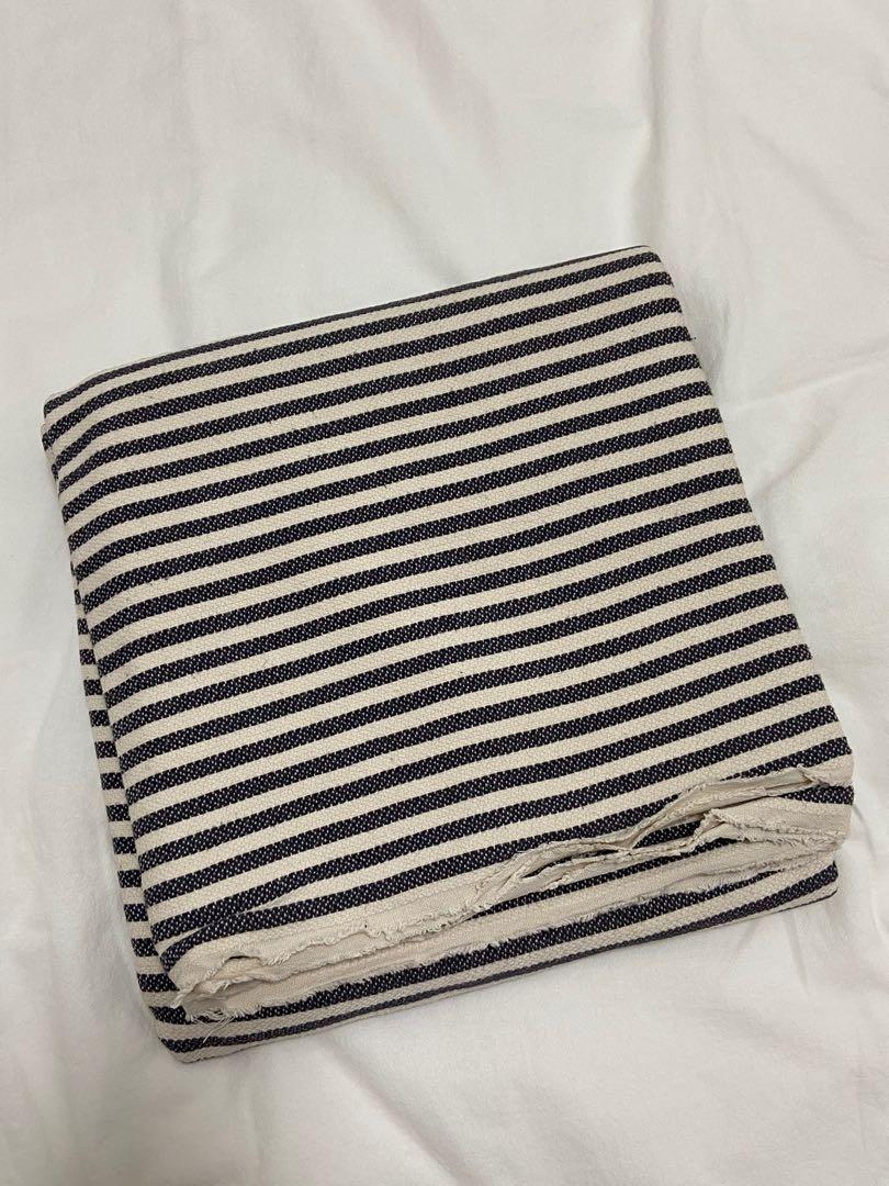 IKEA TUVALIE Throw striped white dark gray Furniture Home Living Home Decor Cushions Throws on Carousell