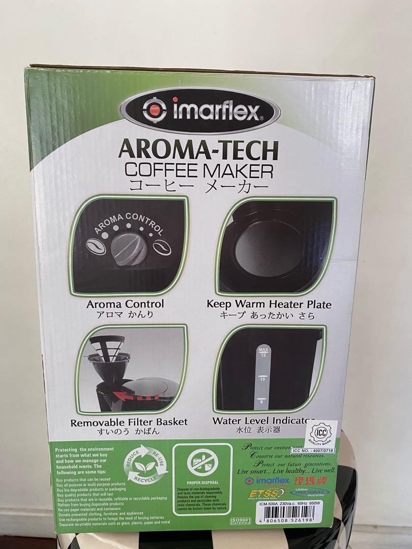 Flash Sale! Last day Aug 6!! Imarflex aroma tech coffee Maker (Category: Coffee Machines & Makers) located in Manila. Submitted by katerinooo (Listing ID 1092992485, Image 2). Description: .