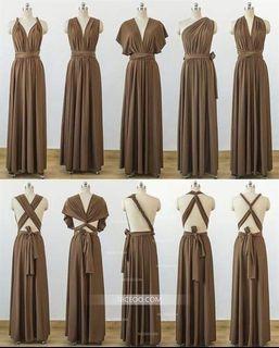 Infinity dress brown