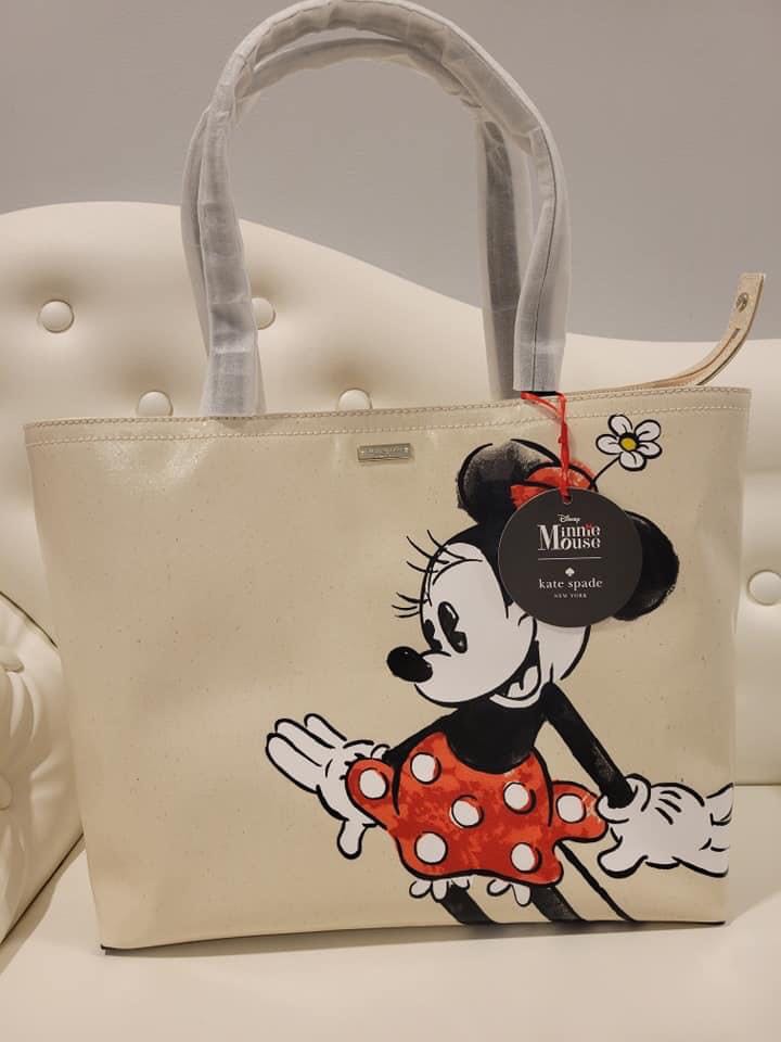 Kate Spade X Minnie mouse tote bag, Luxury, Bags & Wallets on Carousell