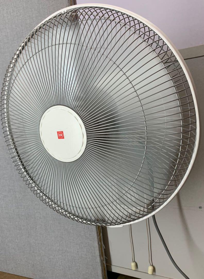 KDK 16吋掛牆風扇（鋁扇葉）, 家庭電器, 冷氣機及暖風機 - Carousell