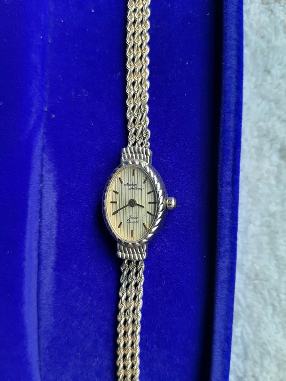 Michael anthony ladies outlet 14k gold watches