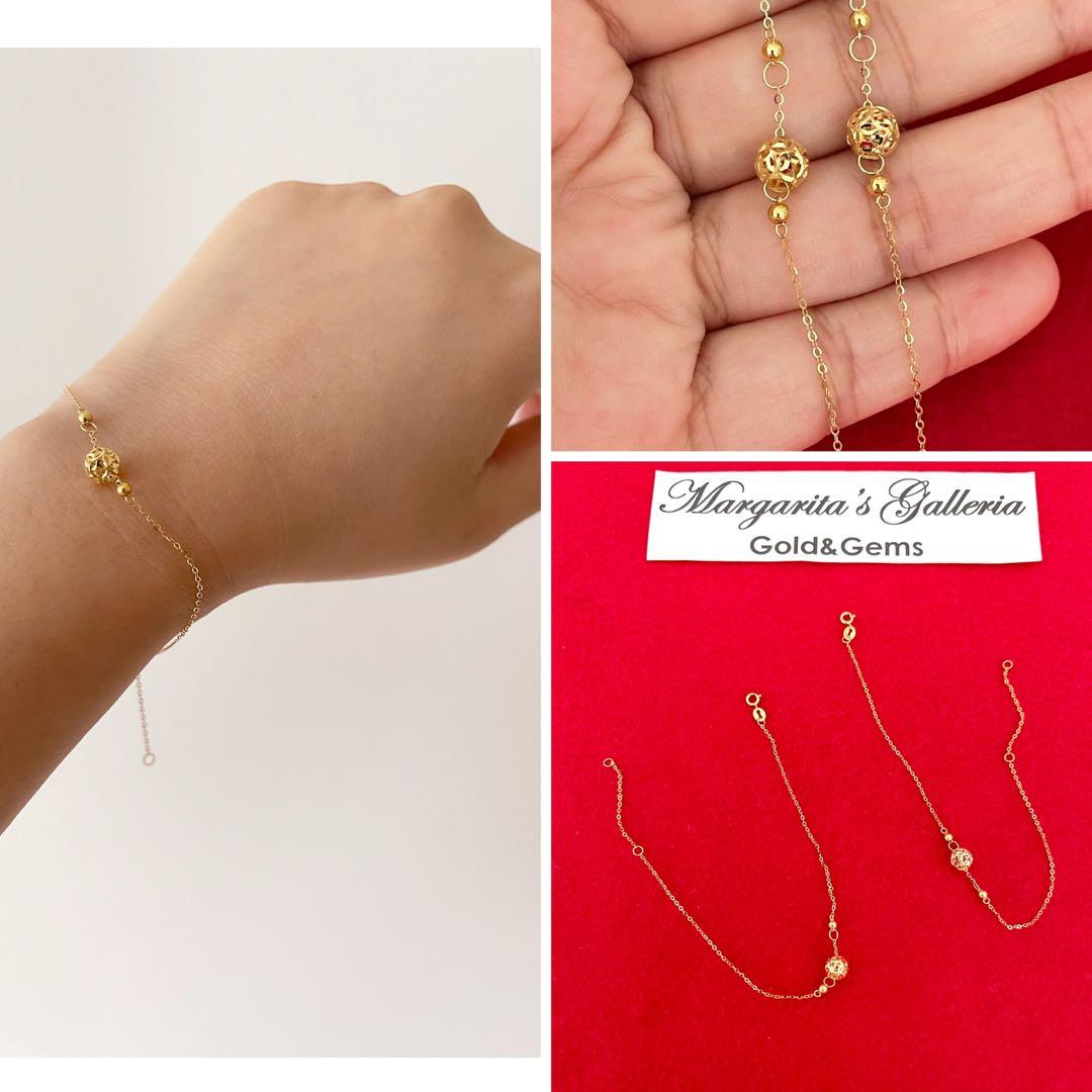 Gold bracelet light weight outlet
