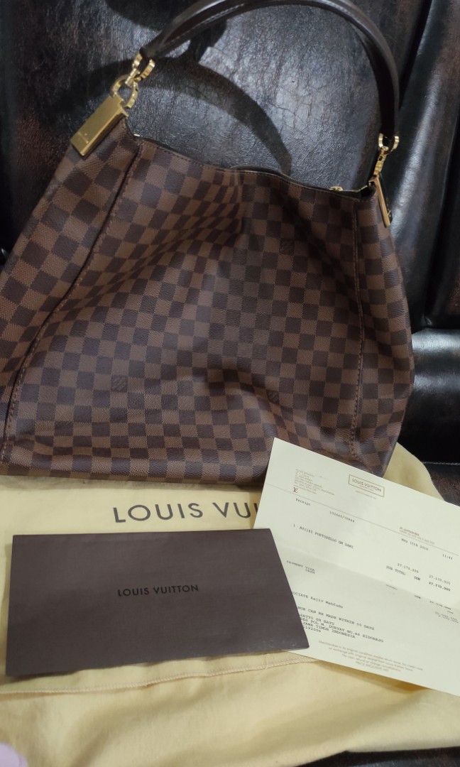 Louis Vuitton Portobello GM Dami, Barang Mewah, Tas & Dompet di Carousell