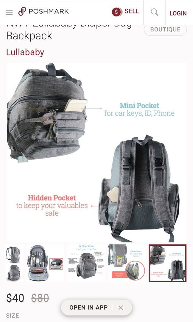 Lullababy diaper bag on sale