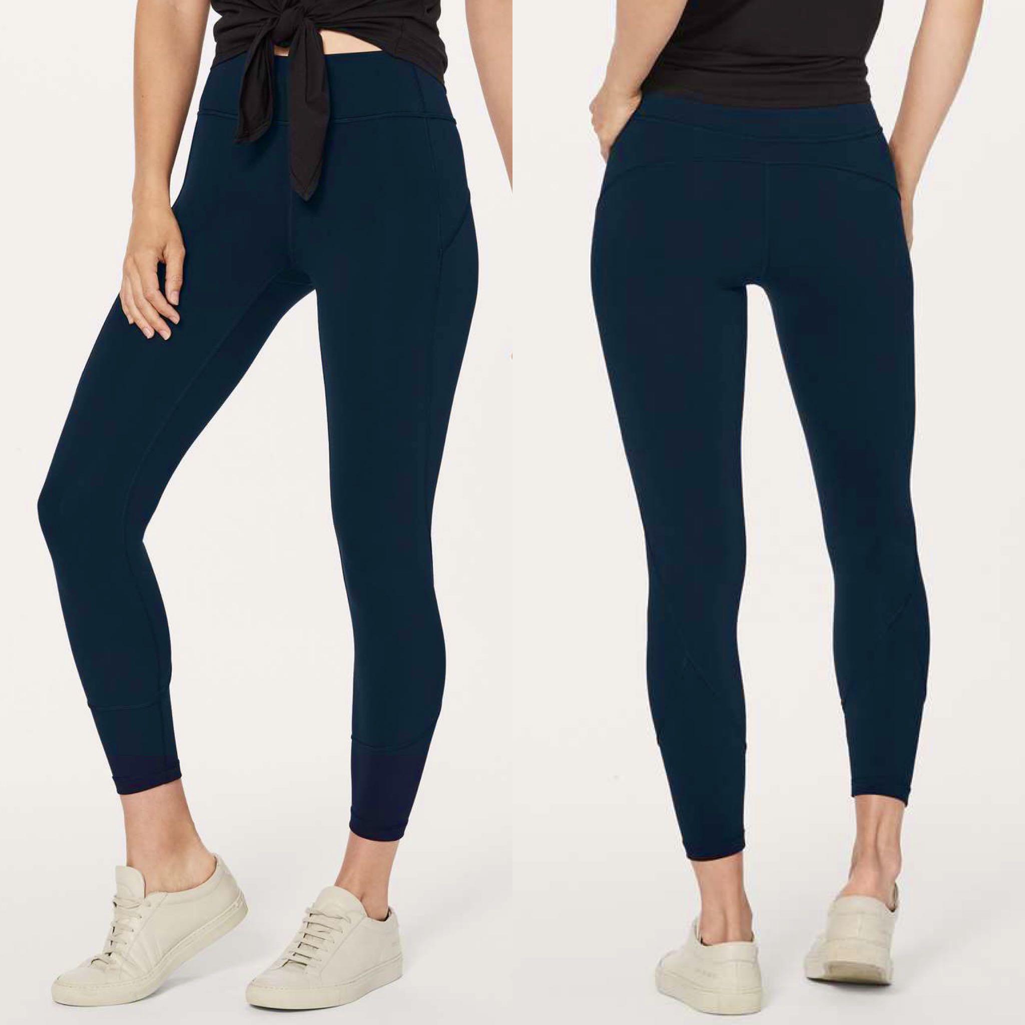 Lululemon In Movement HR Tight 25 - Nocturnal Teal size 4, Women's  Fashion, Activewear on Carousell