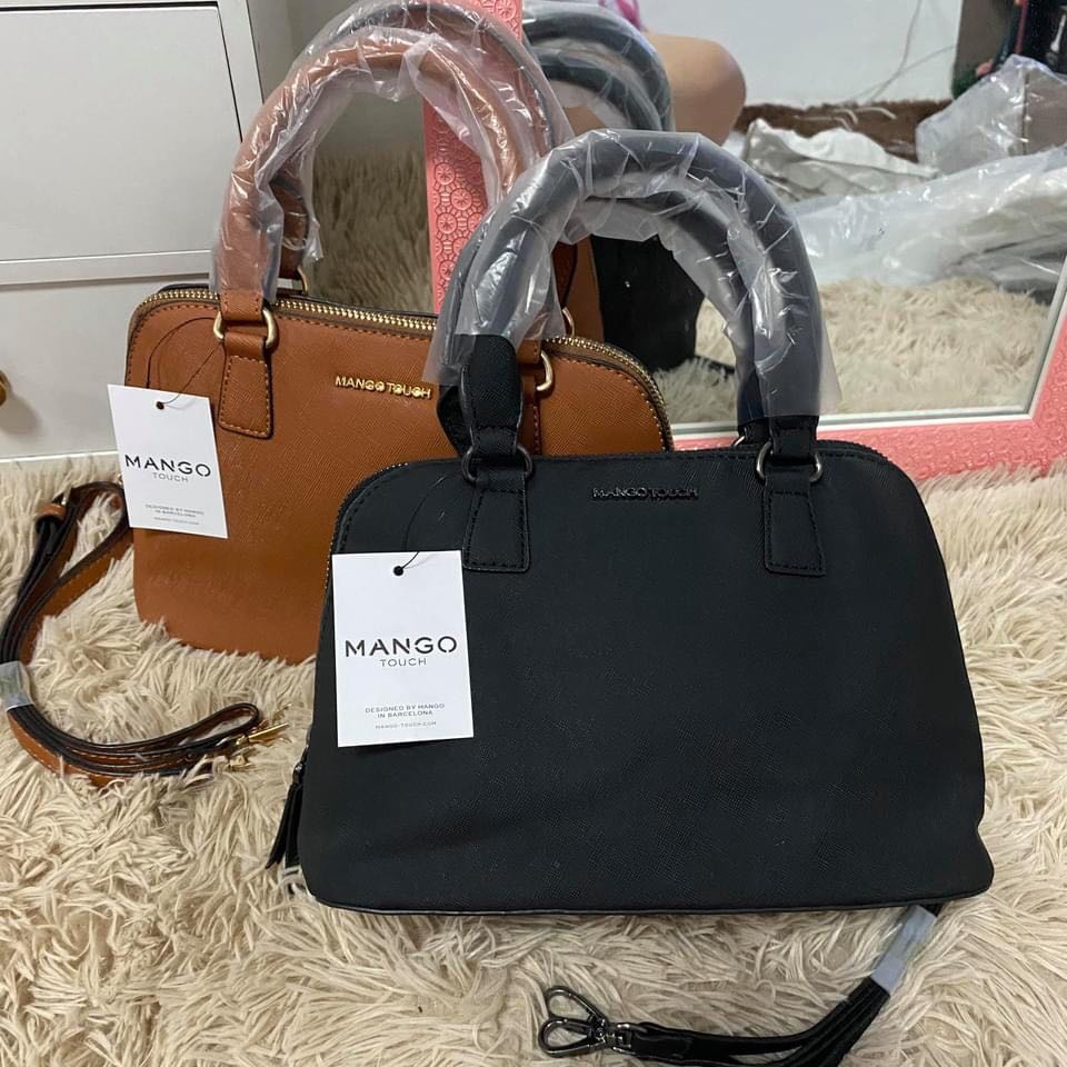 Mango saffiano bag deals