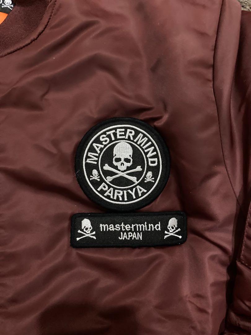 Mastermind Japan Bomber Jacket (Category: Coats, Jackets and Outerwear) located in Baguio. Submitted by damnmitri (Listing ID 1092818255, Image 3). Description: Mastermind Japan Bomber Jacket Condition: 9.5/10 Size: 23x28 Issue: None Price: 3000.