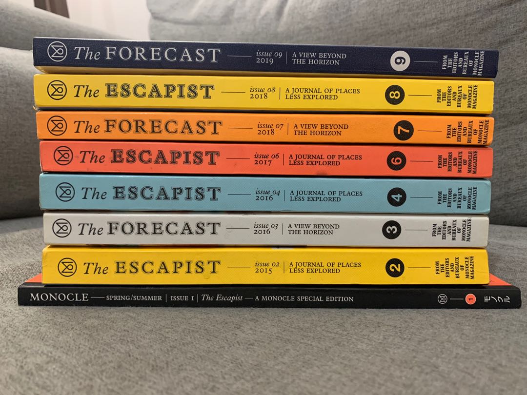 monocle forcast/escapist 1-5,9, entre〜3
