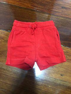 Mothercare red shorts