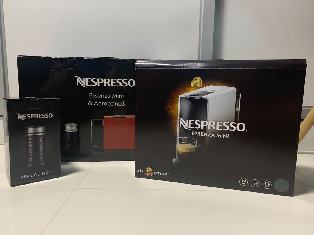 Nespresso Essenza Mini Grey with 