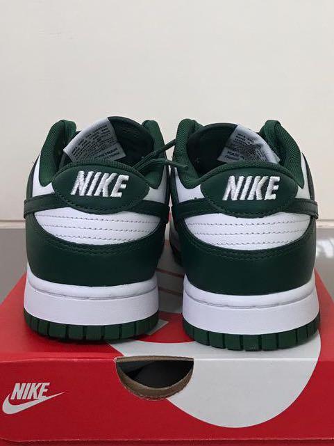 Nike Dunk Low Team Green/ Spartan Green 2021, Fesyen Pria, Sepatu ,  Sneakers di Carousell