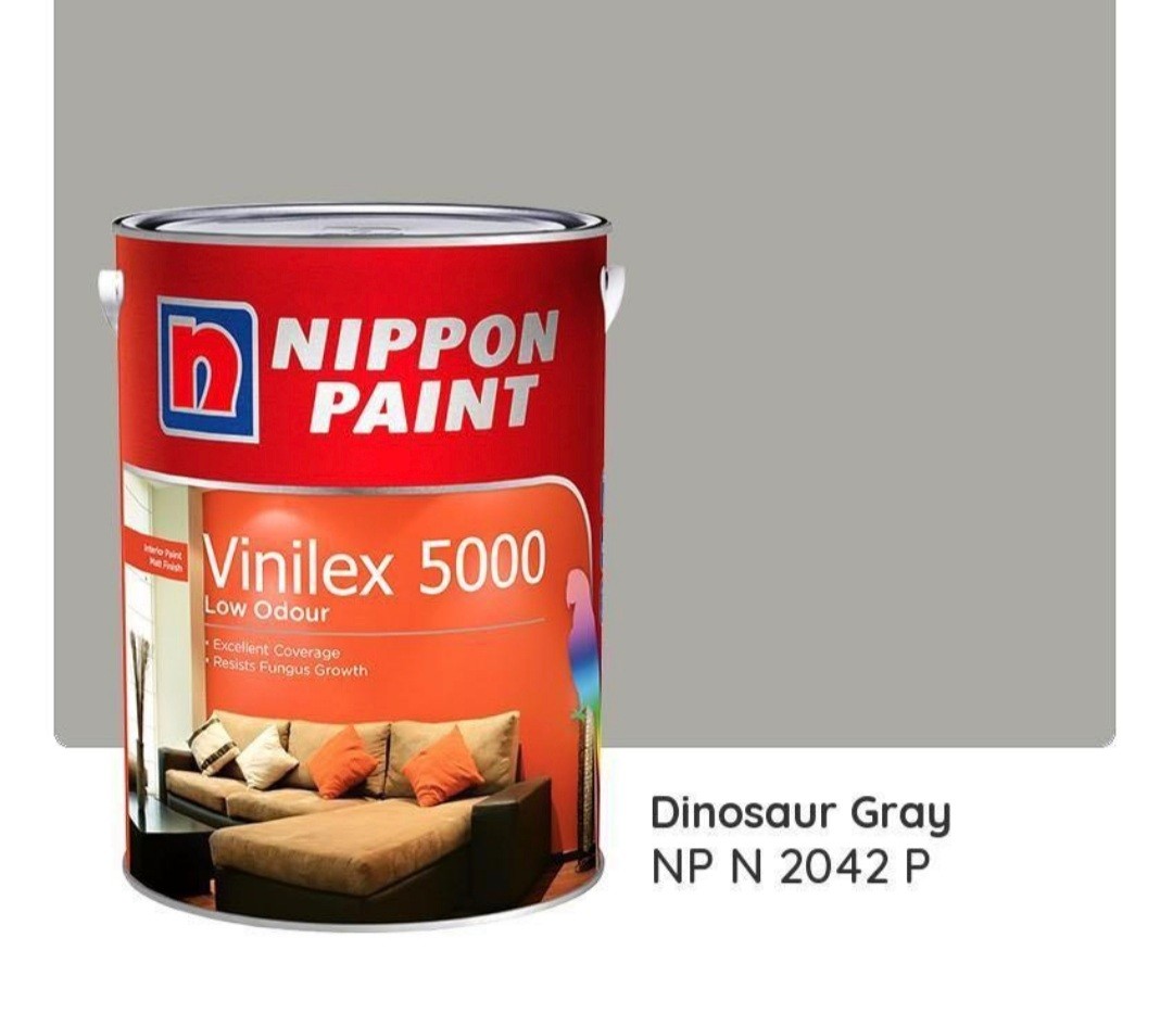 Nippon Paint Dinosaur Grey Furniture Home Living Home Decor Other Home Decor On Carousell