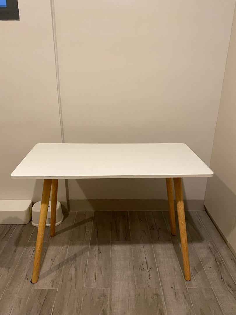 Nordic Study Table (100 x 50 x 75 cm), Furniture & Home Living, Furniture,  Tables & Sets on Carousell