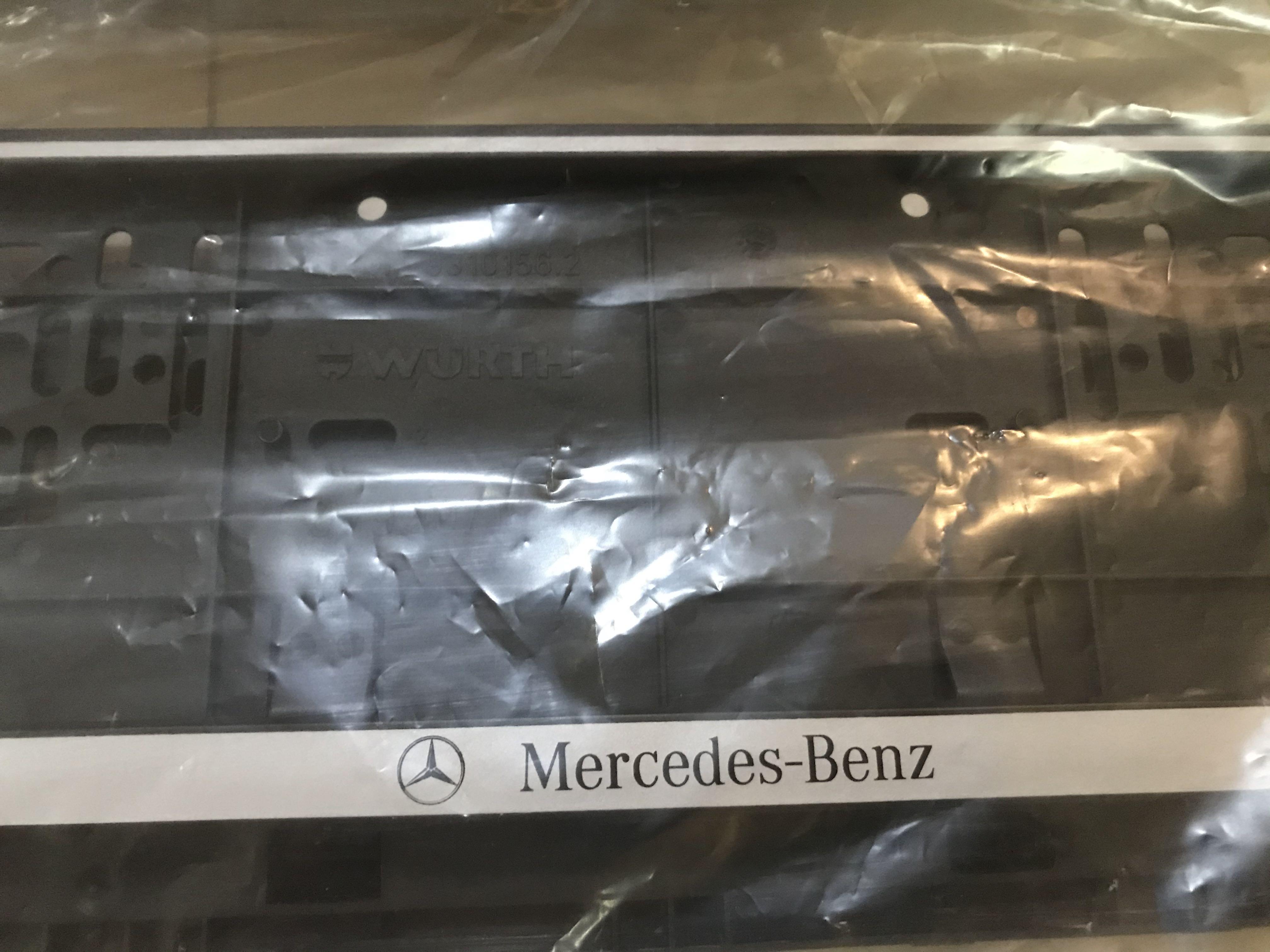Wurth mercedes number plate best sale holder