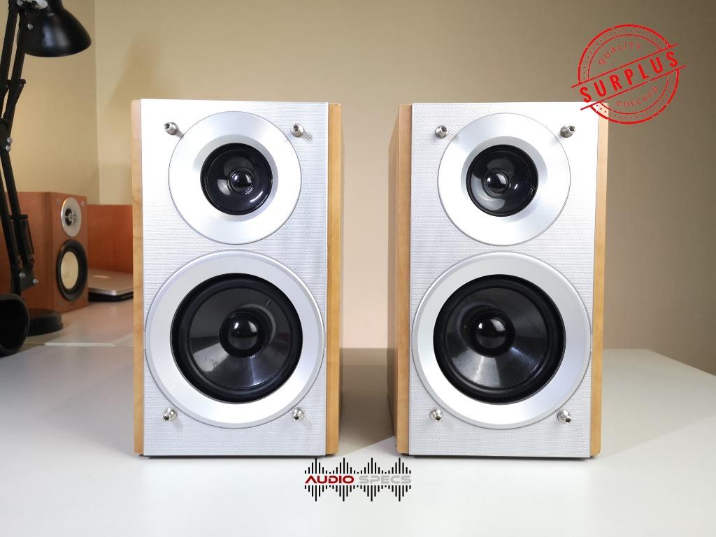 Panasonic SB-PM730 HiFi Bookshelf Speakers (Category: Soundbars, Speakers & Amplifiers) located in Quezon City. Submitted by allanpauco (Listing ID 1092943249, Image 1). Description: Slightly used in very good sounding condition 👌 Good for Sound Quality. Dual input High Frequency 5w input (max) 5 Ω Low Frequency 25w input (max) 5 Ω Dimensions: 7.5in(L) x 5.65in(W) x 9.5in(H) P 2450 Compatibility is buyer's responsibility. Available for pick-up o