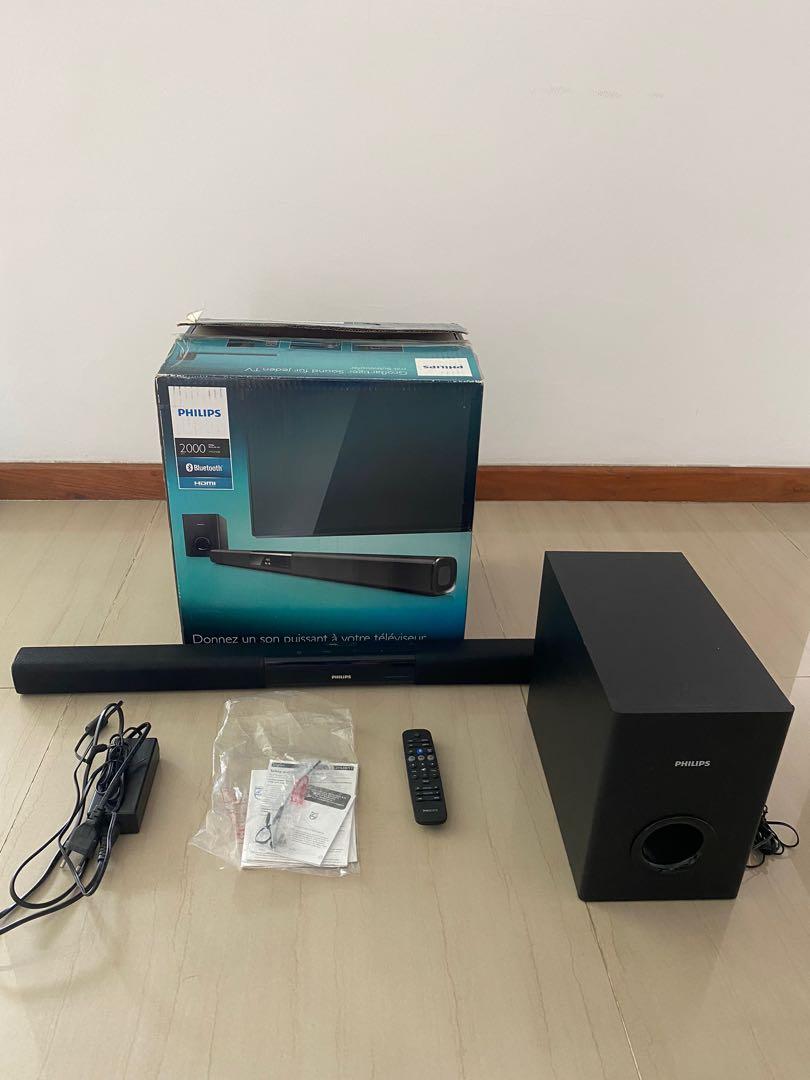 Philips sound bar HTL2163B with Bluetooth, Audio, Soundbars, Speakers