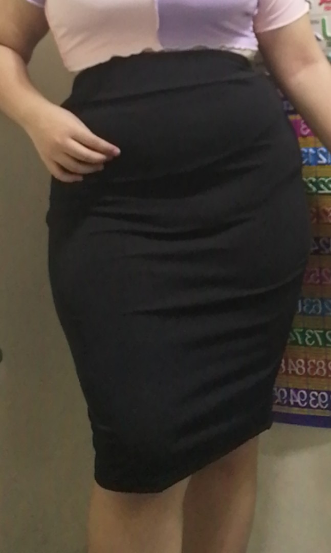 plus size office skirts
