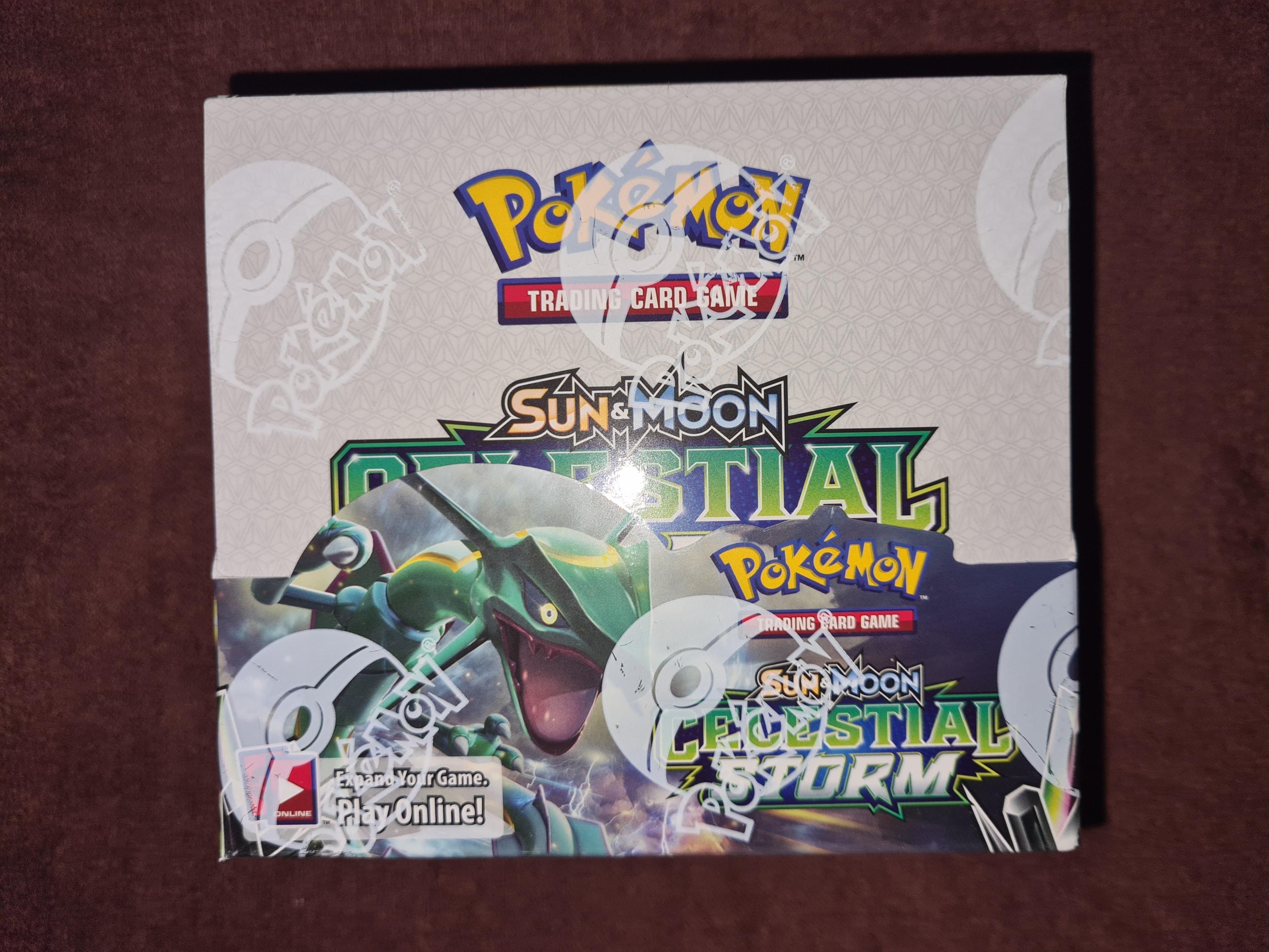 sun and moon celestial storm booster box Pokemon Sun & Moon Celestial Storm: Triple Pack Blister - Tapu Lele