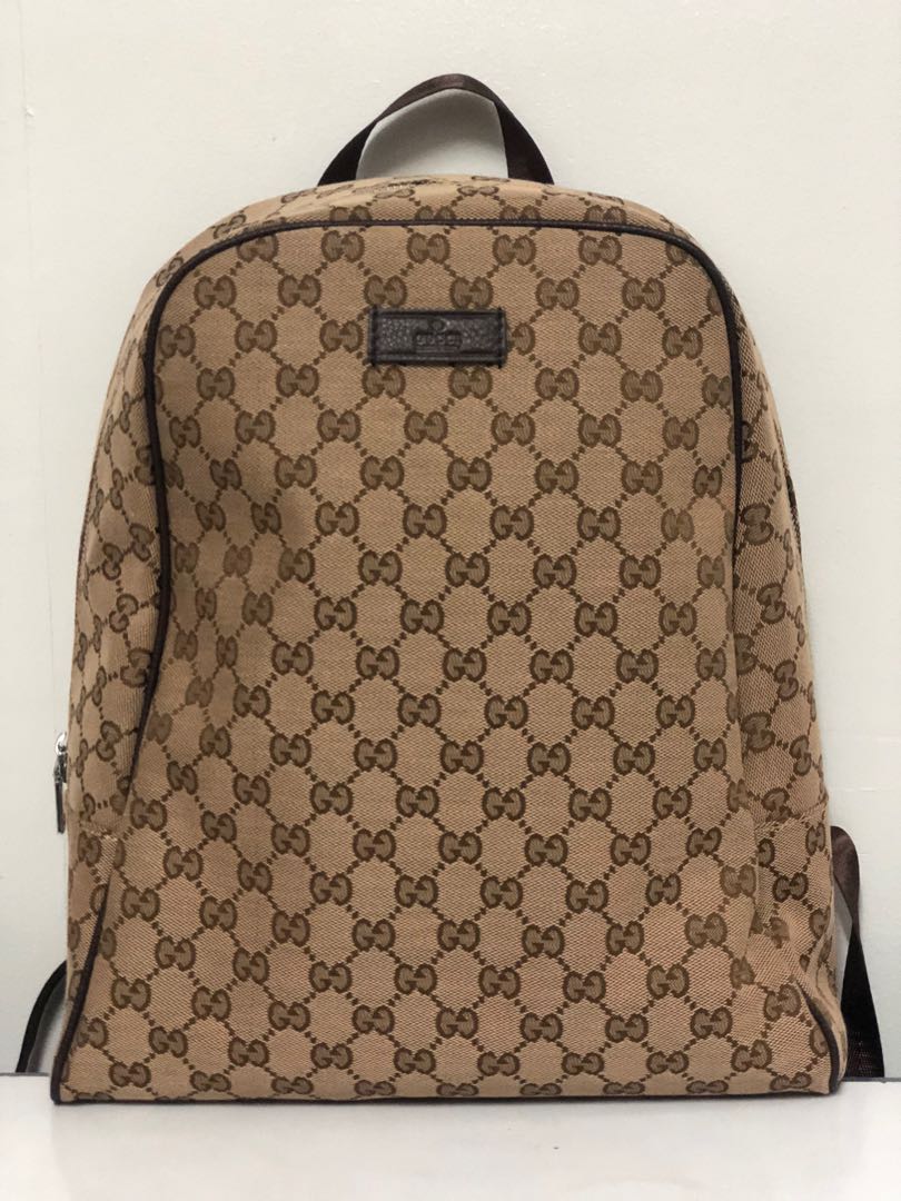 Gucci tan sales backpack