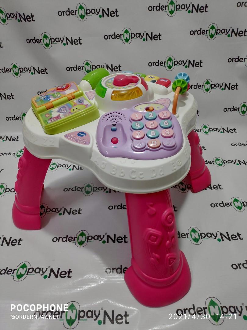 Vtech play and learn activity table pink online