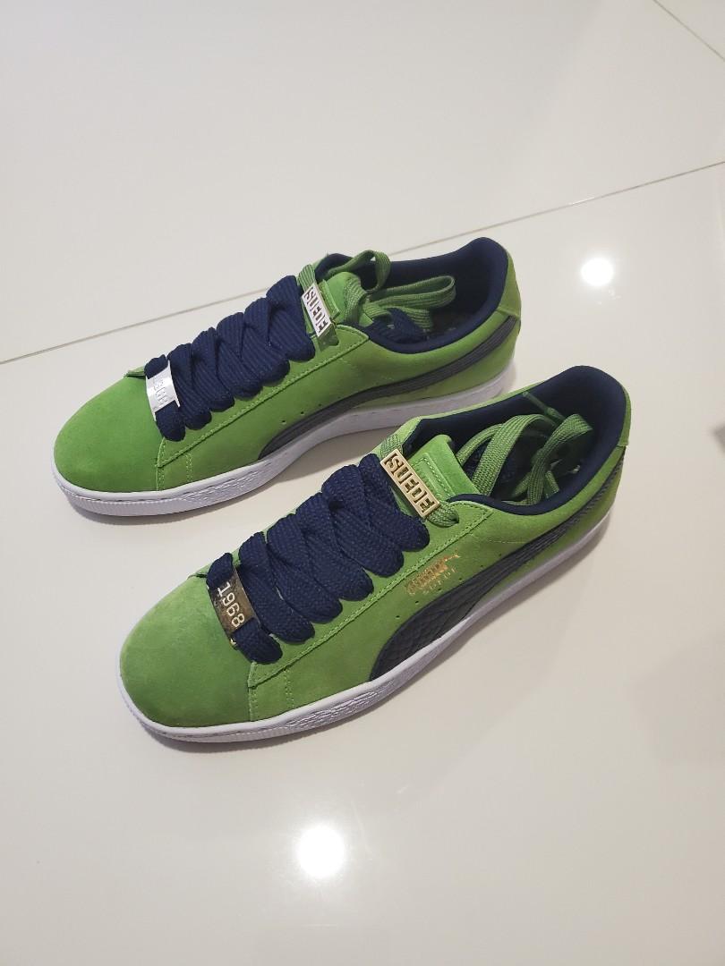 جوزفين Puma suede 50th Anniversary Forest Green, Men's Fashion, Footwear ... جوزفين