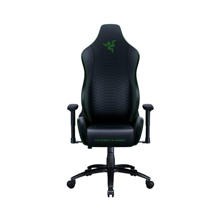 dec promo razer iskur x ergonomic gaming chair 2d armrests multi layered leather video gaming gaming accessories interactive gaming figures on carousell