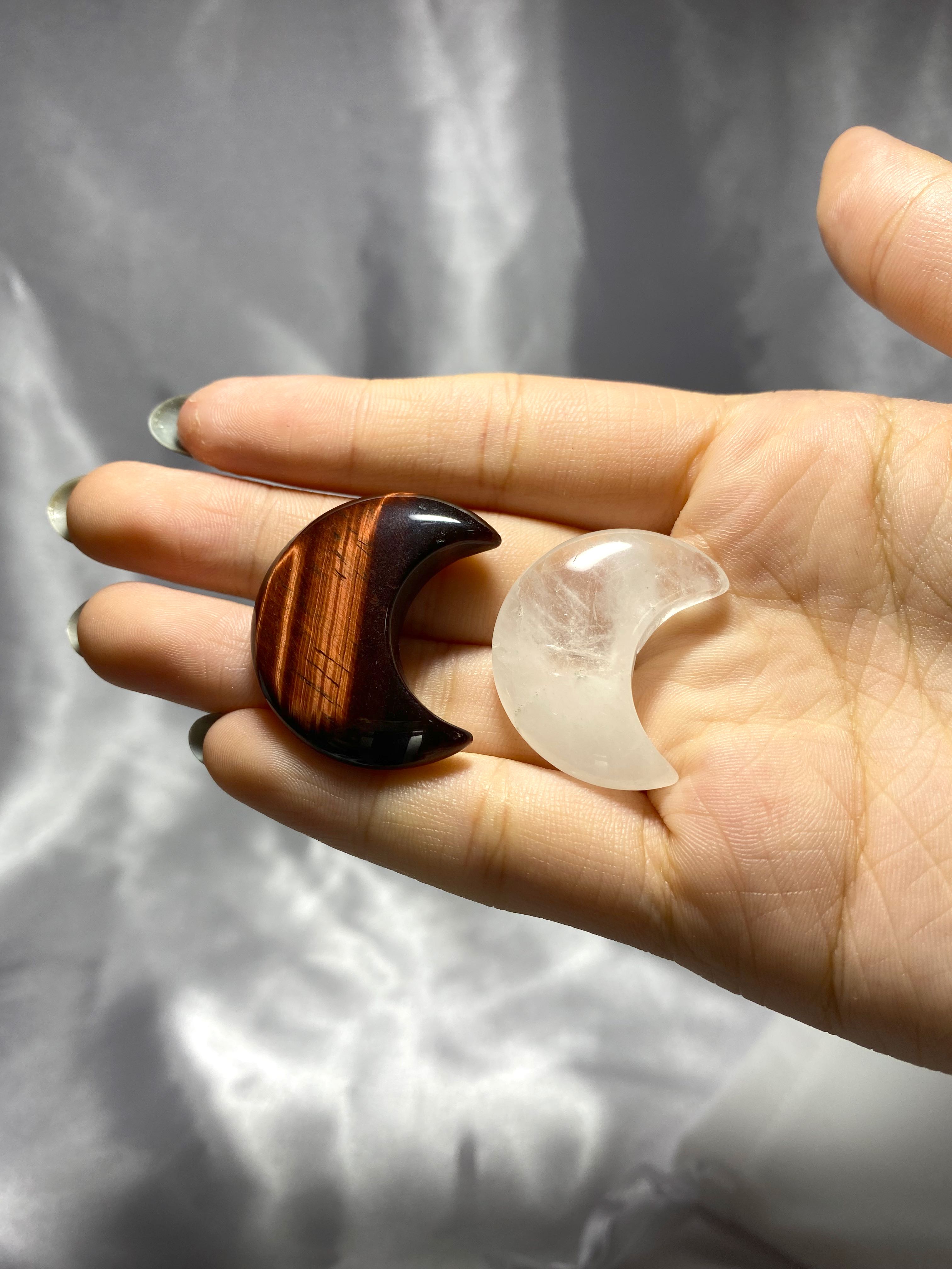 Tiger eye clearance and clear quartz