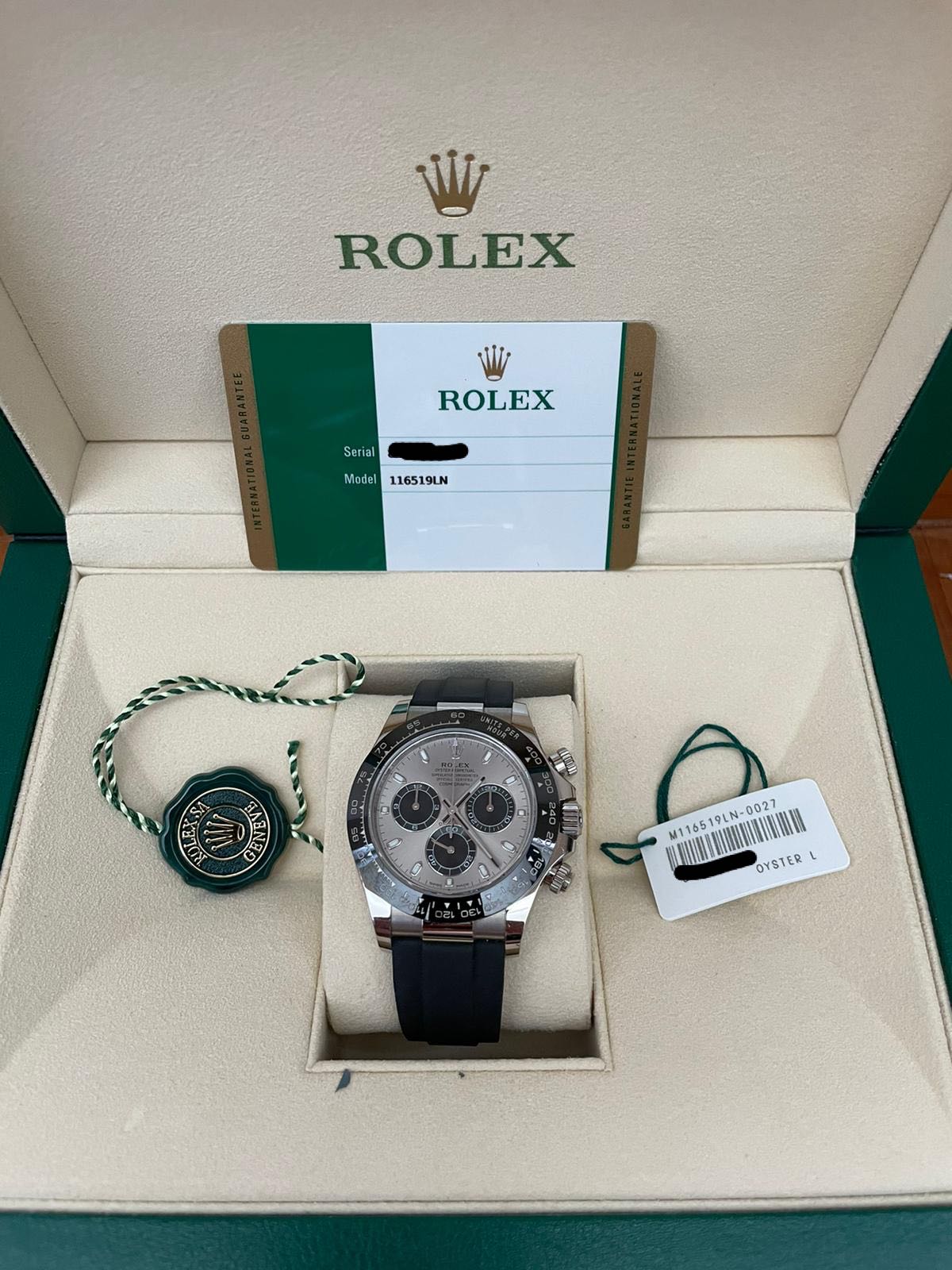 Rolex Cosmograph Daytona 116519LN White gold Men s Fashion