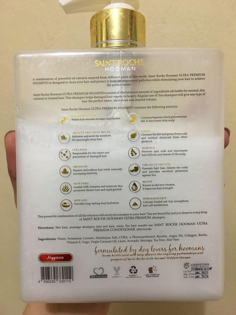 Saint Roche Hooman Shampoo Happiness Scent 538ML for Humans