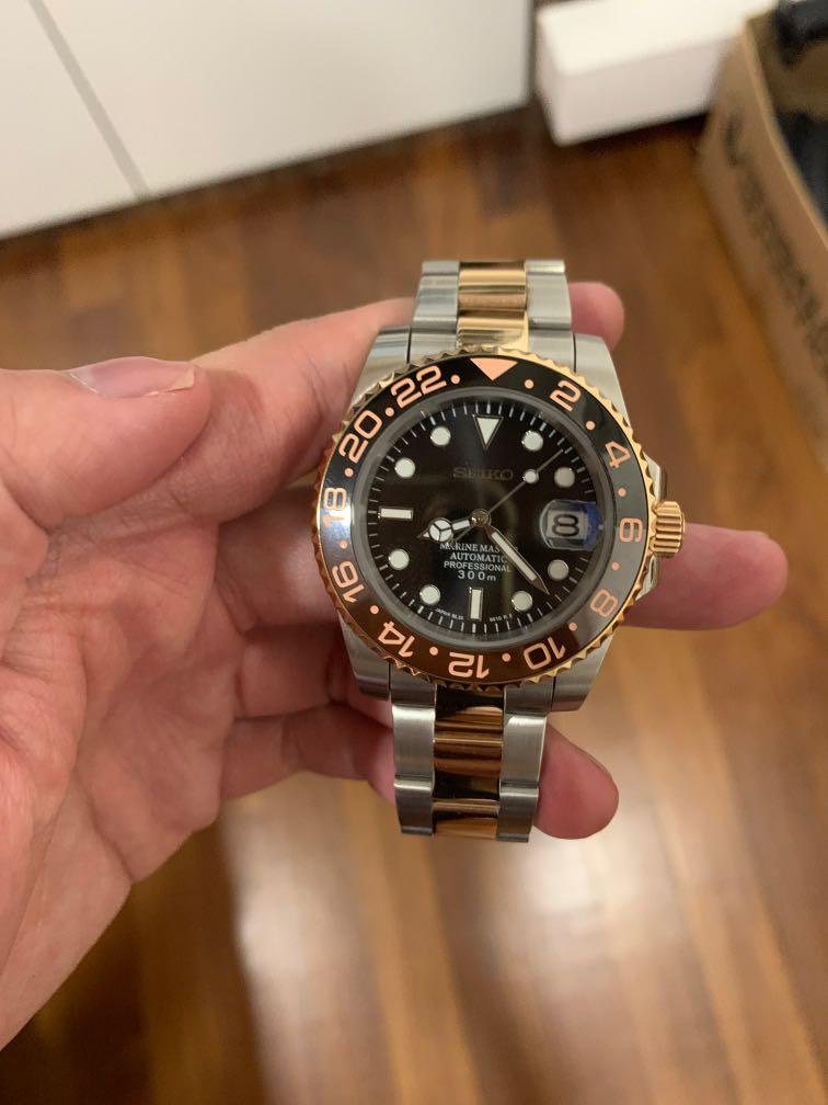 Seiko Rootbeer Mod, Luxury, Watches on Carousell