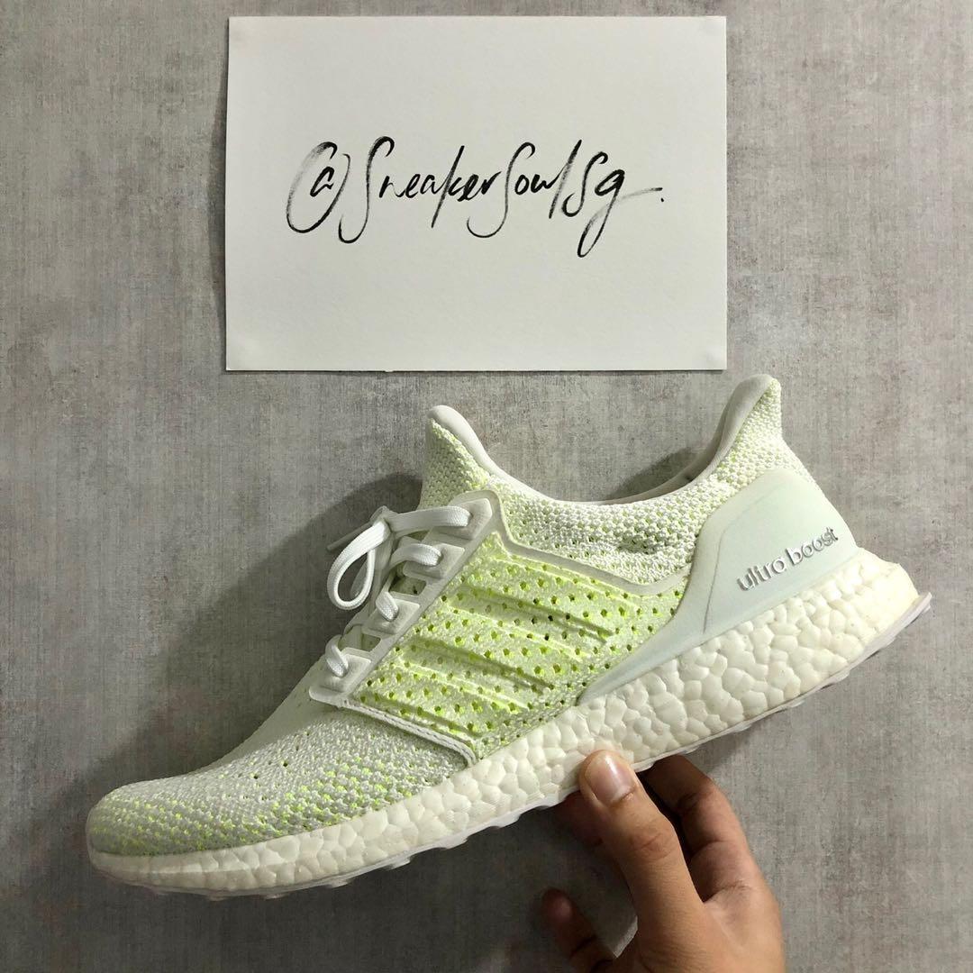 Adidas ultra boost outlet clima white yellow