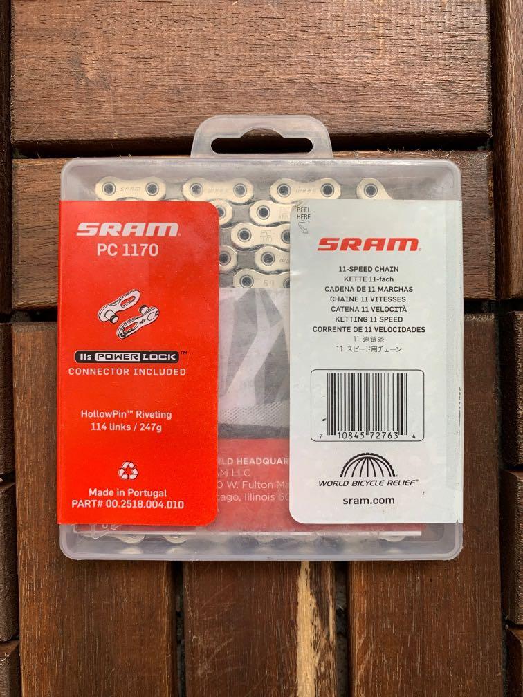 Sram Pc 1170 11 Speed Chain Sports Equipment Bicycles Parts Parts Accessories On Carousell