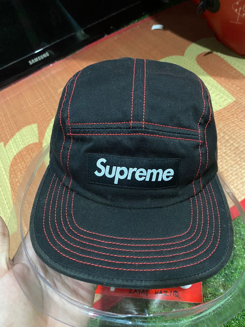 Supreme contrast sales stitch camp cap