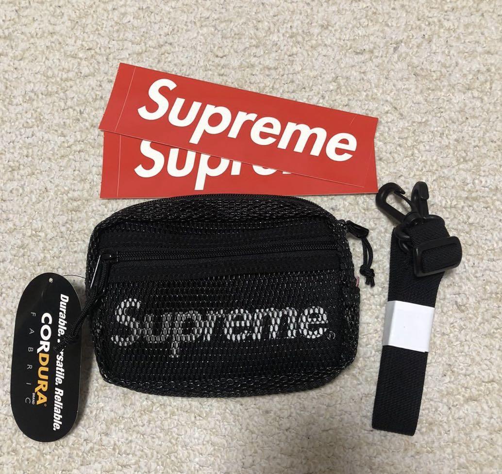 SUPREME 20SS shoulder bag black, Men