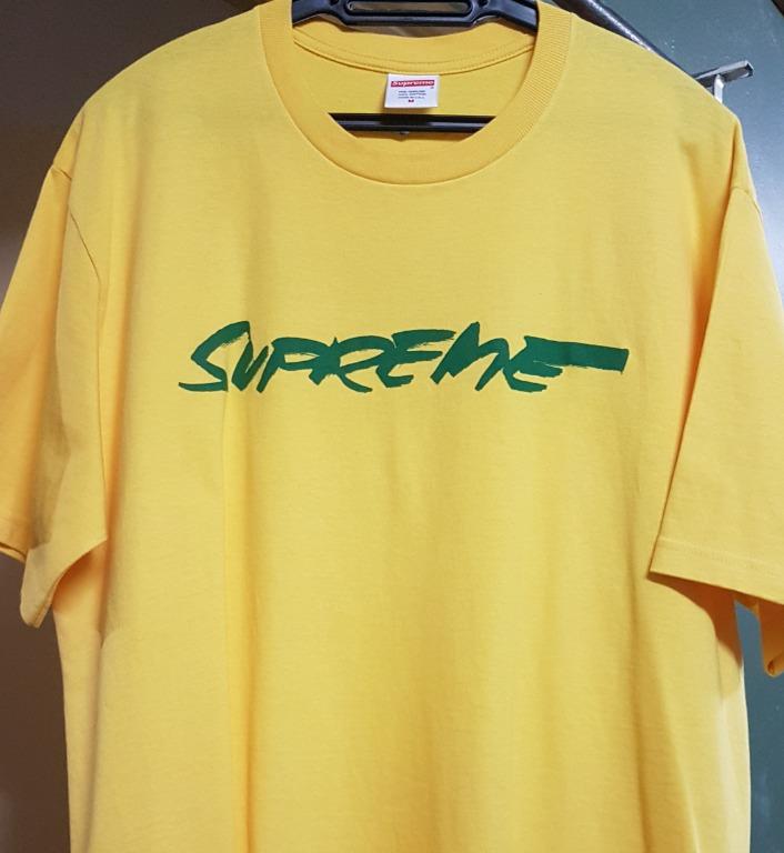 supreme Futura Logo Tee Yellow  Lサイズ