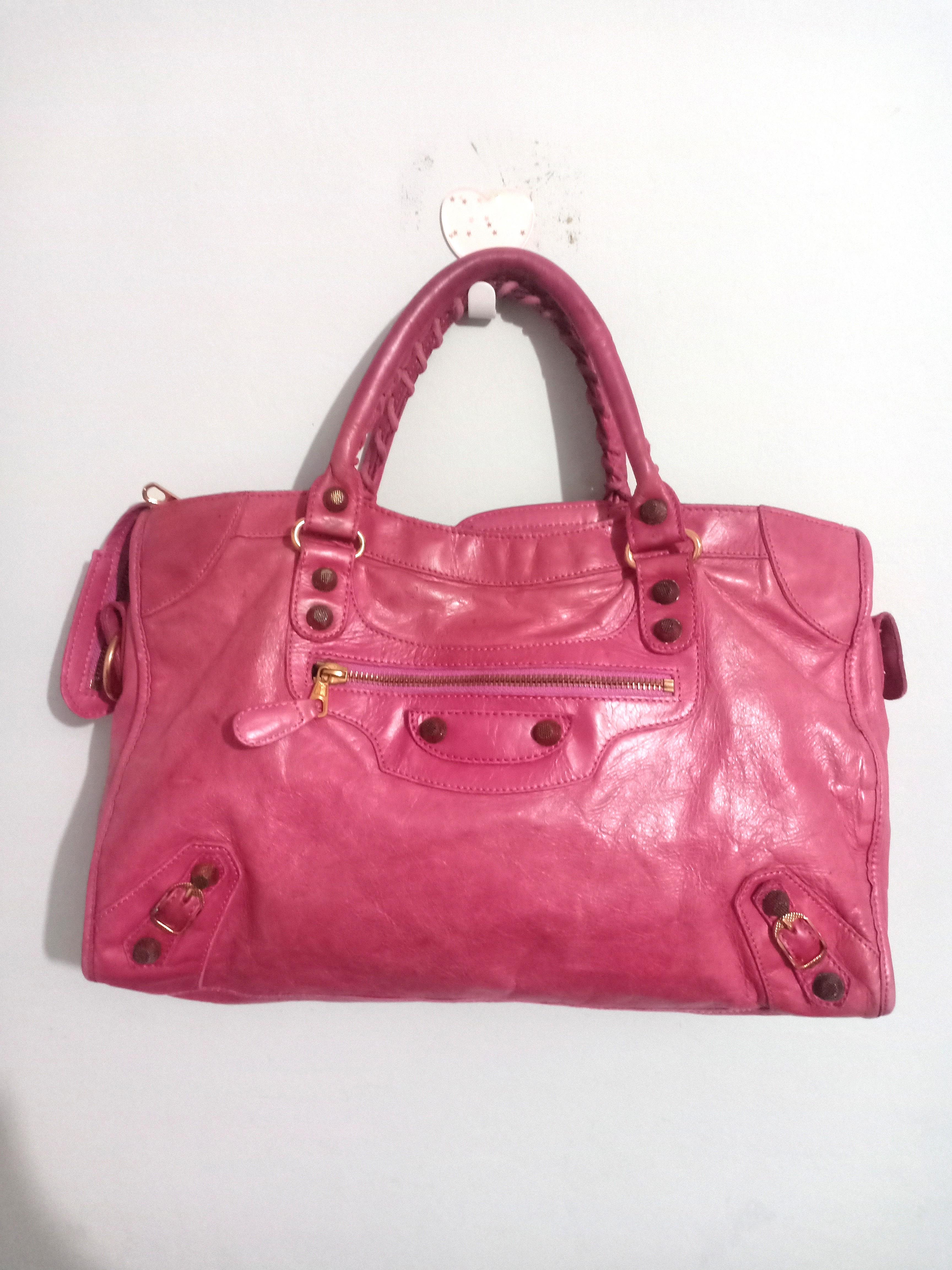 tas balenciaga pink