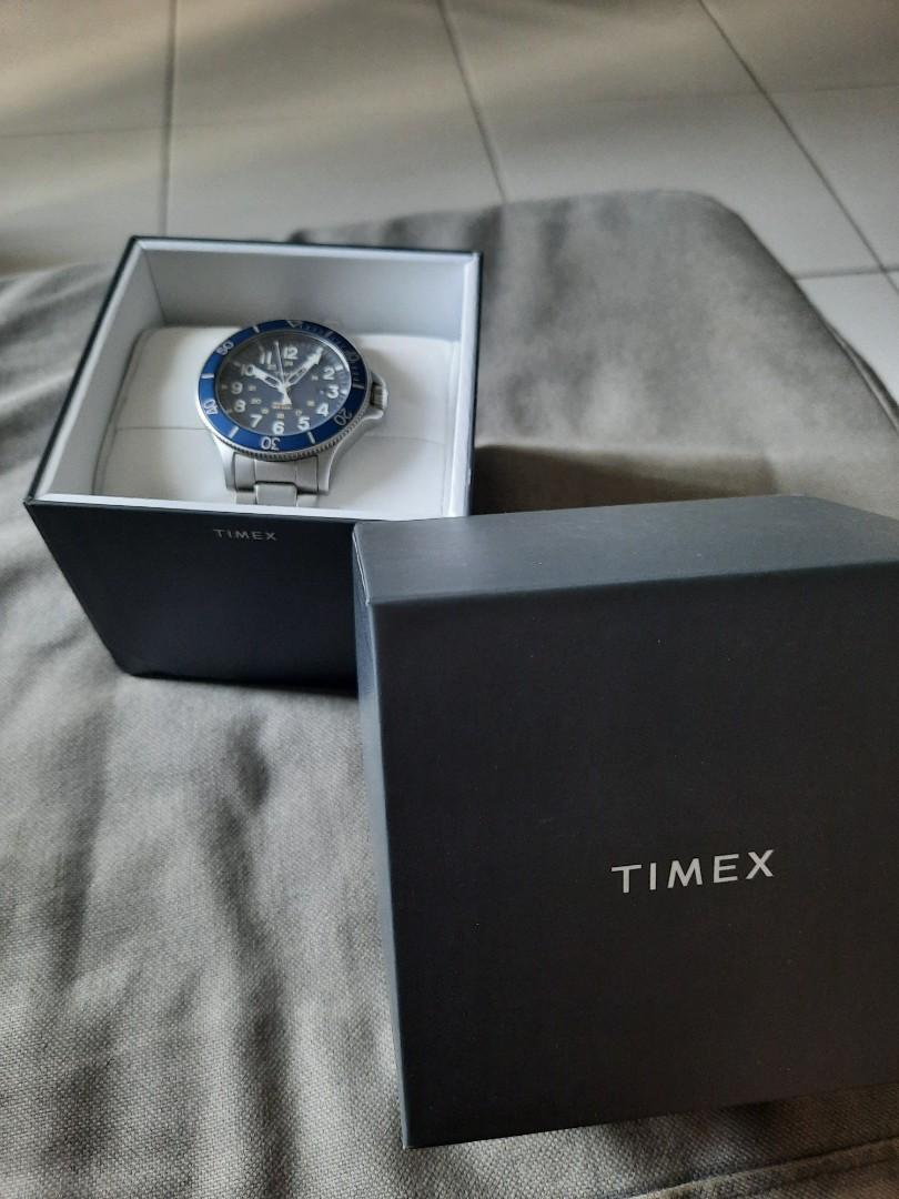 TIMEX TW2R46000 Allied Coastline Stainless Steel Men s Watch 43mm Quartz