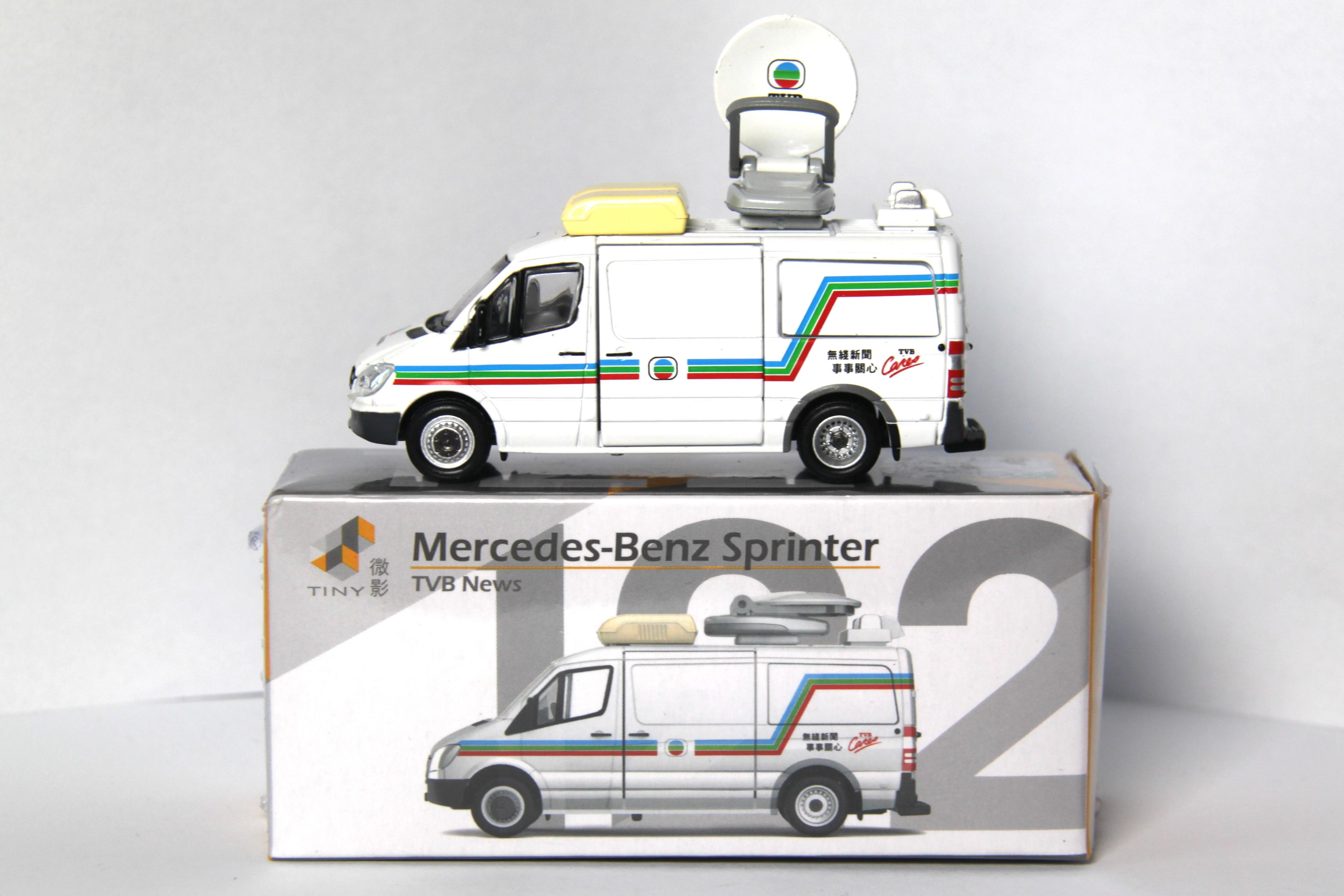 Tiny 122 無綫新聞部平治sprinter 衛星通訊車 玩具 遊戲類 玩具 Carousell