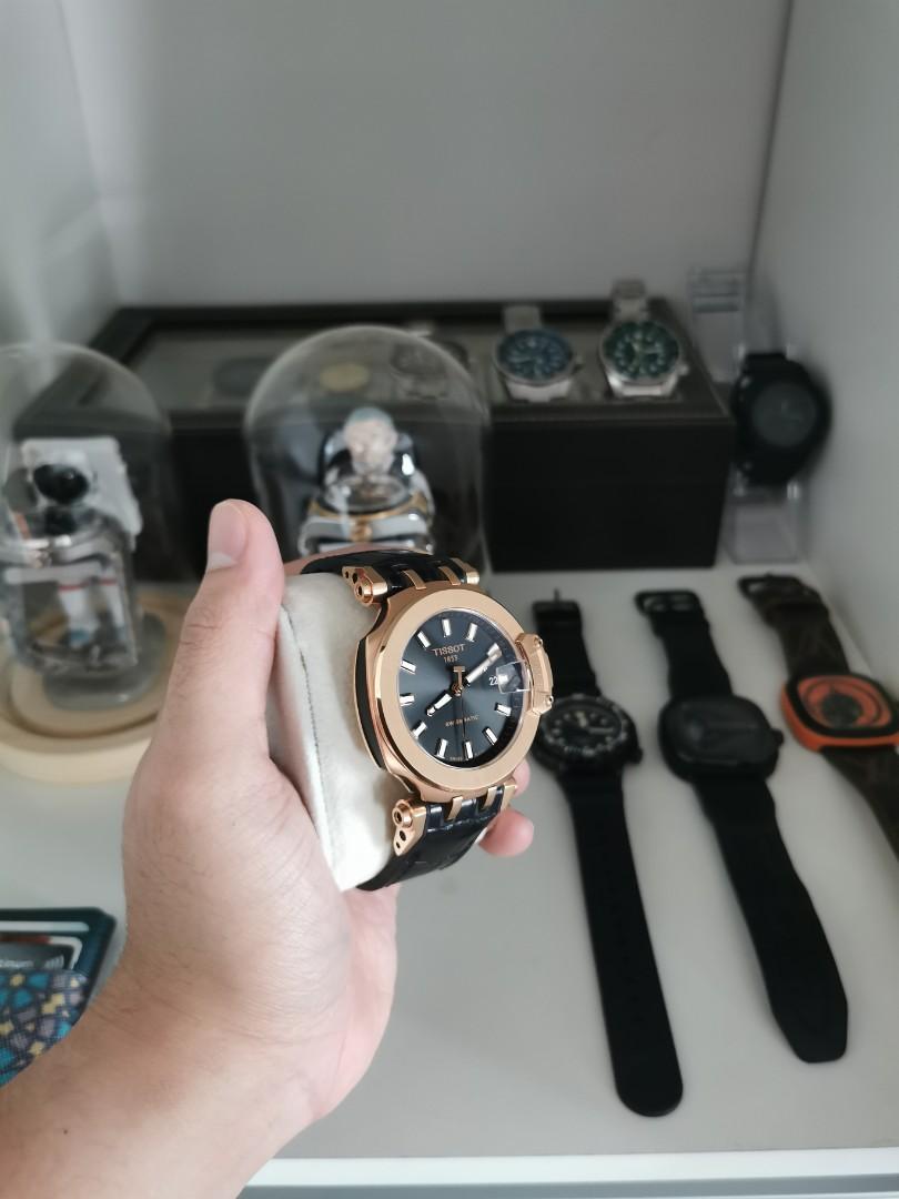 Tissot t store race swissmatic gold