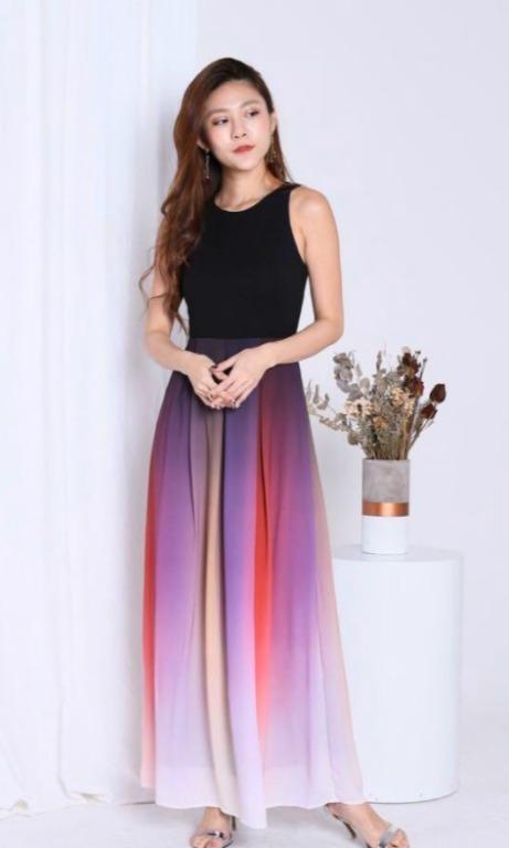 Ombre sunset dress Outlet